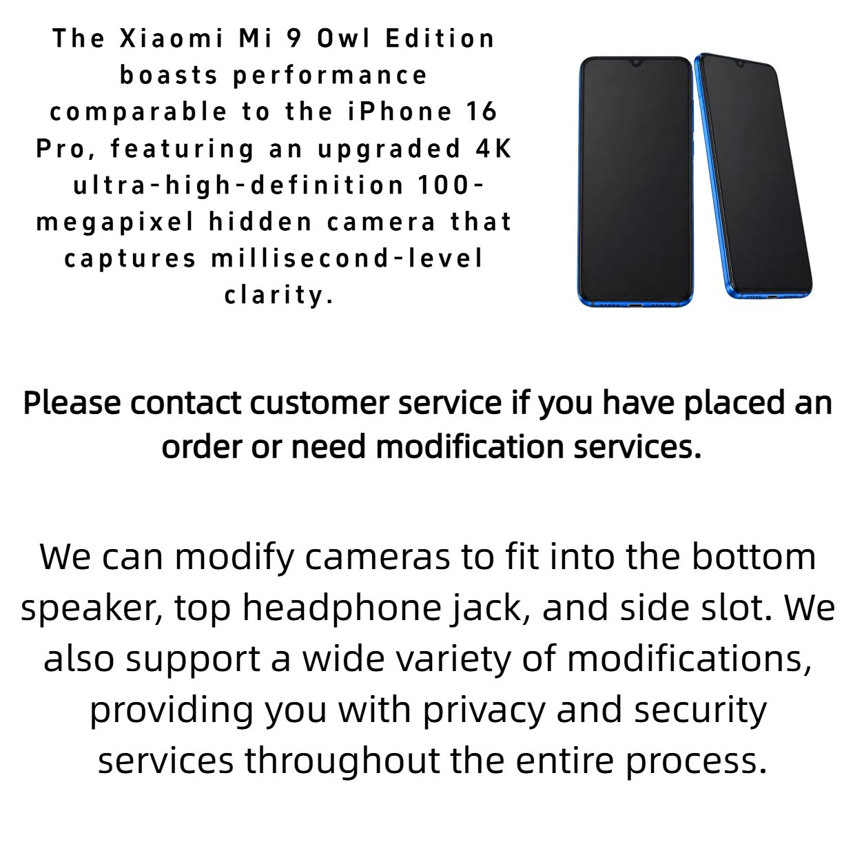 Mobile phone hidden camera modification and upgrade: battery, motherboard, safe and reliable.