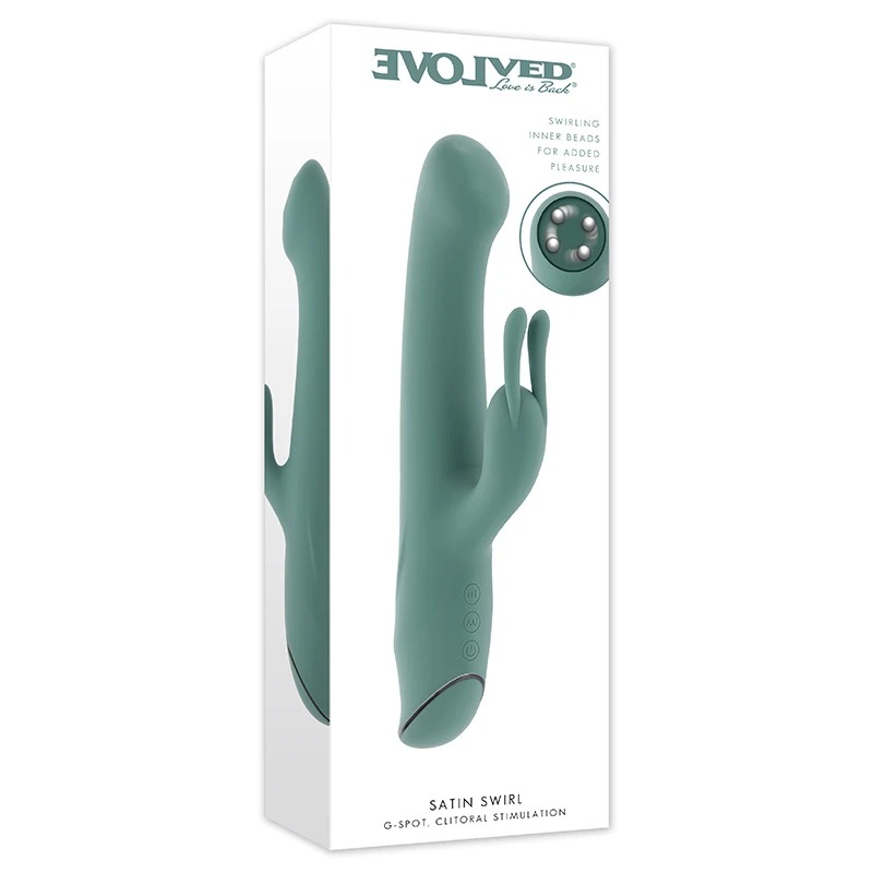Satin Swirl G-Spot Rabbit Vibrator
